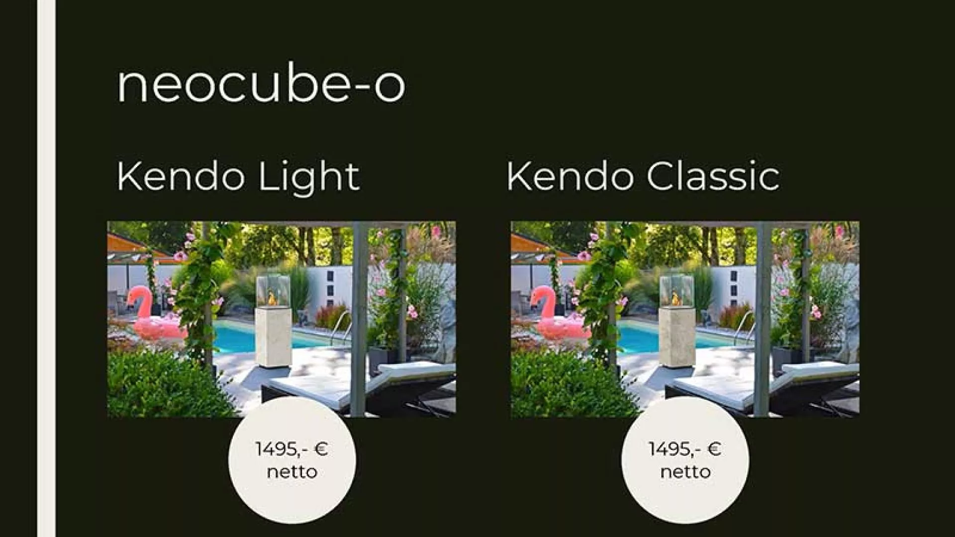 Seeberger Naturstein Sonderangebote, Outdoor Produkte sofort verfügbar, jetzt bestellen: neocube-o, Kendo Light und Kendo Classic